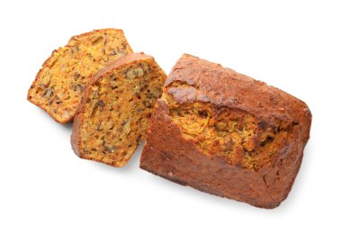 Beyaz fındıklı ev yapımı havuçlu kek.