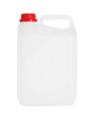 Beyaz zemin kapaklı bir plastik kutu.