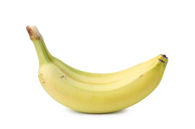 olgun muz üzerinde beyaz izole demet