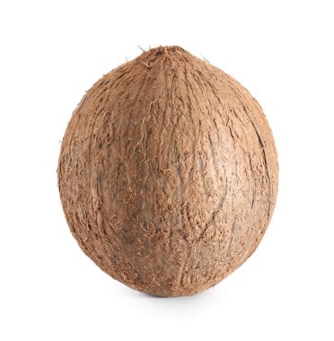 Beyaz kabuklu bir hindistan cevizi.