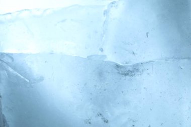 Texture of clear ice as background, closeup