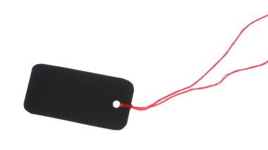 beyaz üzerine izole edilmiş dizgi ile boş etiket