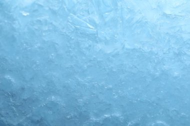 Texture of clear ice as background, closeup