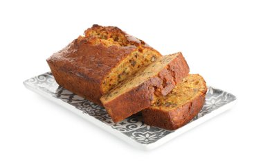 Beyaz fındıklı ev yapımı havuçlu kek.