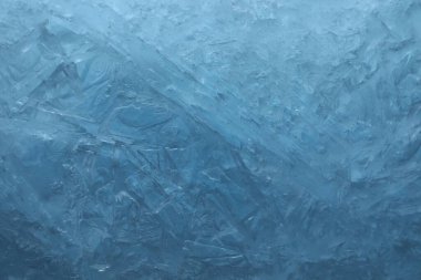 Texture of clear ice as background, closeup