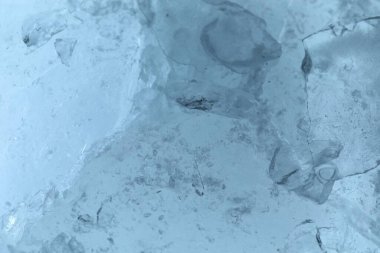 Texture of clear ice as background, closeup