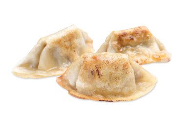 Lezzetli kızarmış gyoza hamur tatlısı.
