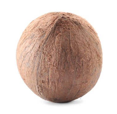 Beyaz kabuklu bir hindistan cevizi.