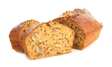 Beyaz fındıklı ev yapımı havuçlu kek.