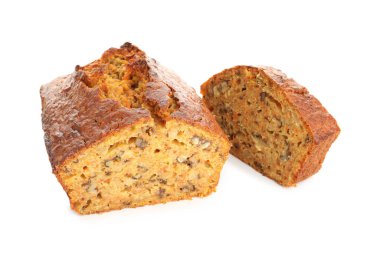 Beyaz fındıklı ev yapımı havuçlu kek.