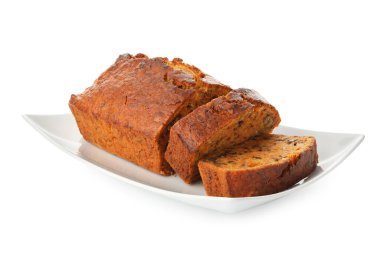 Beyaz fındıklı ev yapımı havuçlu kek.