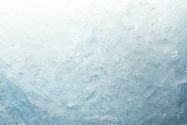Texture of clear ice as background, closeup