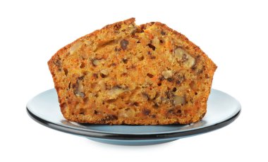 Beyaz fındıklı ev yapımı havuçlu kek.