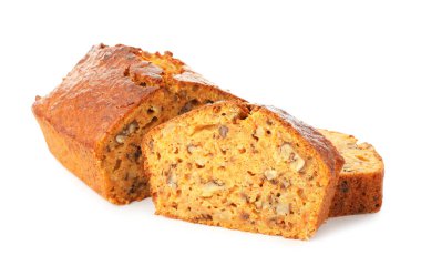 Beyaz fındıklı ev yapımı havuçlu kek.