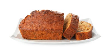 Beyaz fındıklı ev yapımı havuçlu kek.