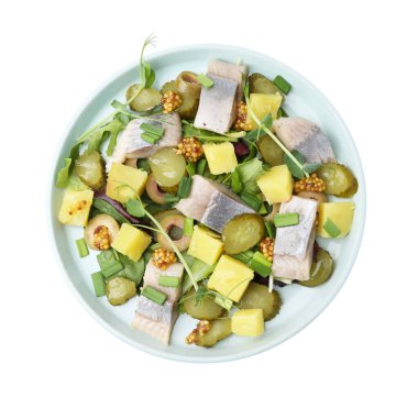 Ringa balığıyla nefis bir salata.