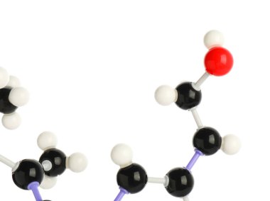 Retinol molekülü (A vitamini) beyaza izole edildi. Kimyasal model