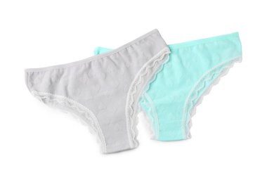 Güzel külotlar beyaz, üst manzara