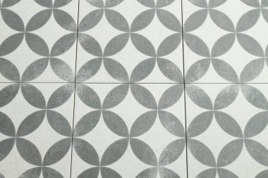 Arka plan olarak güzel desenli döşeme dokusu, üst görünüm