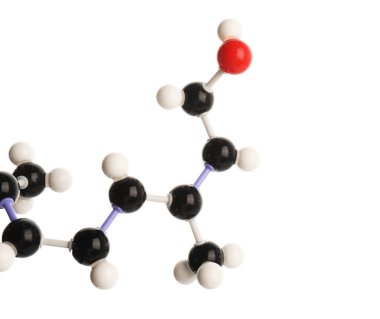 Retinol molekülü (A vitamini) beyaza izole edildi. Kimyasal model