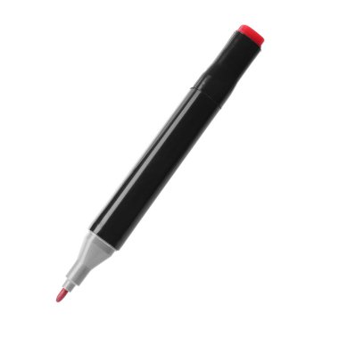 Beyaza izole edilmiş çift taraflı bir işaret