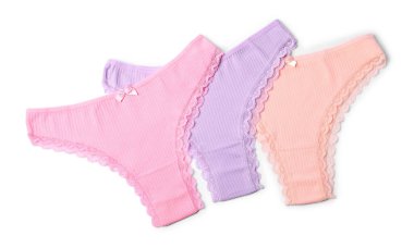 Güzel külotlar beyaz, üst manzara