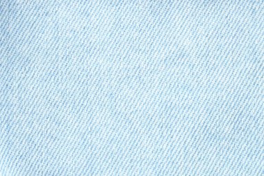 Açık mavi kot kumaşın dokusu arkaplan olarak, üst görünüm