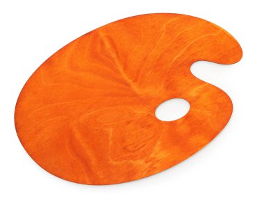 Boş ahşap palet beyaz, üst görünümde izole