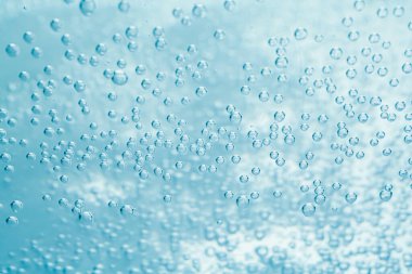Arka planda köpüklü soda, yakın plan