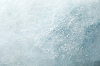 Texture of clear ice as background, closeup