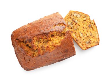 Beyaz fındıklı ev yapımı havuçlu kek.