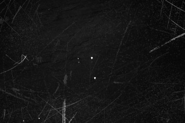 Siyah desenli yüzey üzerindeki toz, üst görünüm