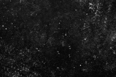 Siyah desenli yüzey üzerindeki toz, üst görünüm