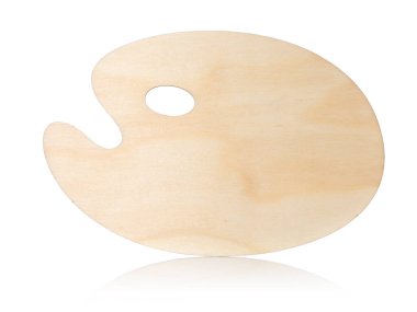 Boş ahşap palet beyaz üzerine izole