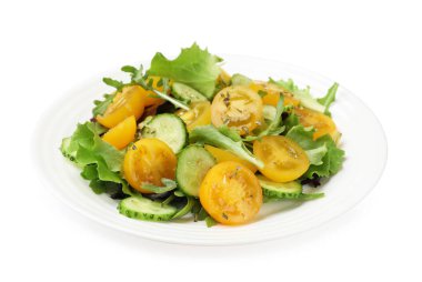 Beyaz domatesli taze salata.