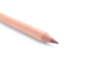 Güzel bir dudak kalemi beyaza izole edilmiş.