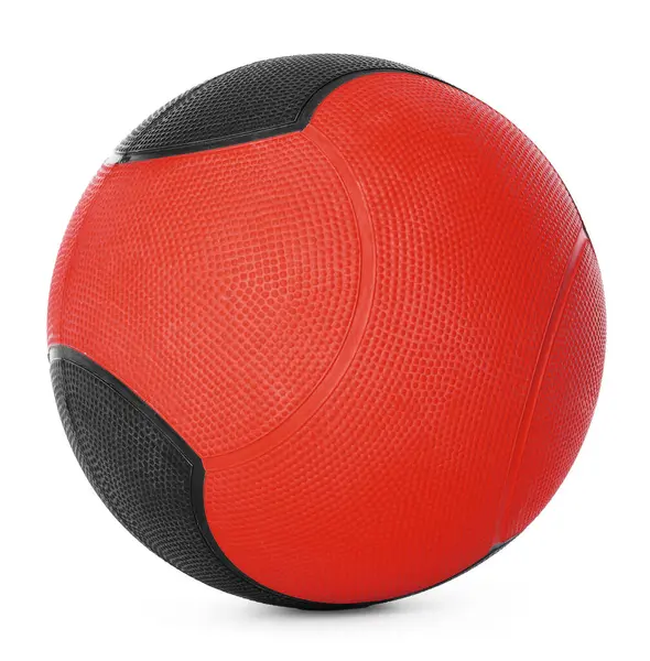 Beyaz arka planda parlak bir ilaç topu