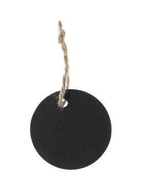 beyaz üzerine izole edilmiş dizgi ile boş etiket