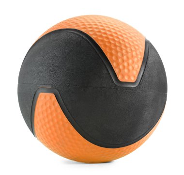 Beyaz arka planda parlak bir ilaç topu