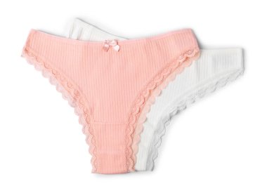 Güzel külotlar beyaz, üst manzara