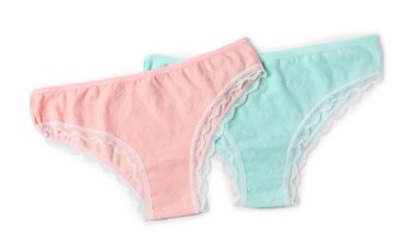 Güzel külotlar beyaz, üst manzara