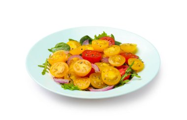 Beyaz domatesli taze salata.