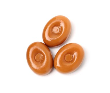 Lezzetli, sert şekerlemeler beyaz, üst manzara