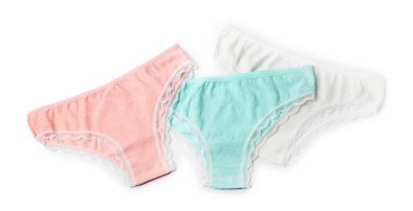 Güzel külotlar beyaz, üst manzara