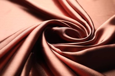 Arkaplan olarak güzel buruşmuş ipek kumaş, yakın plan