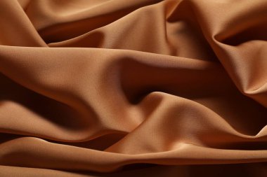 Arkaplan olarak güzel buruşmuş ipek kumaş, üst görünüm