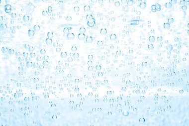 Arka planda köpüklü soda, yakın plan