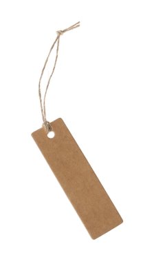 beyaz üzerine izole edilmiş dizgi ile boş etiket