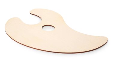 Boş ahşap palet beyaz üzerine izole