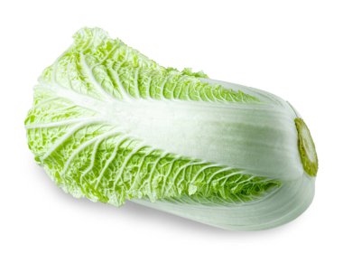 Beyaz tenli taze bir Çin lahanası.